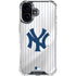 MLB New York Yankees Home Jersey iPhone 16 Clear Case